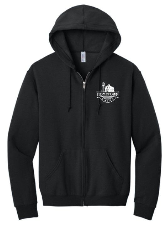 Hometown Dairy Zip Up Sweatshirt
