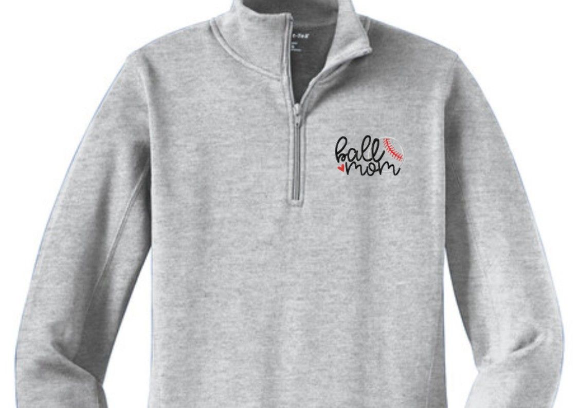 Ball Mom 1/4 zip