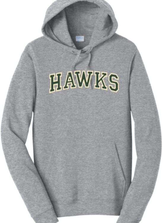 Hastings Hawks Hooded Sweatshirt lt grey