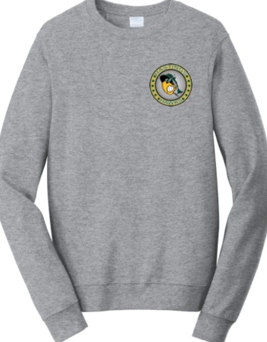 Hastings Hawks Crewneck Sweatshirt lt grey sm logo