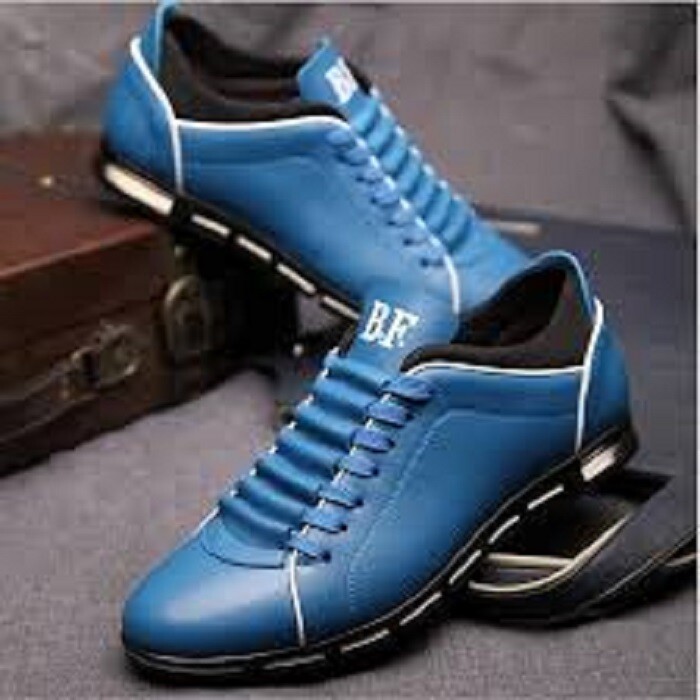 Casual Shoes Men Low Top Leather Shoes $18.00