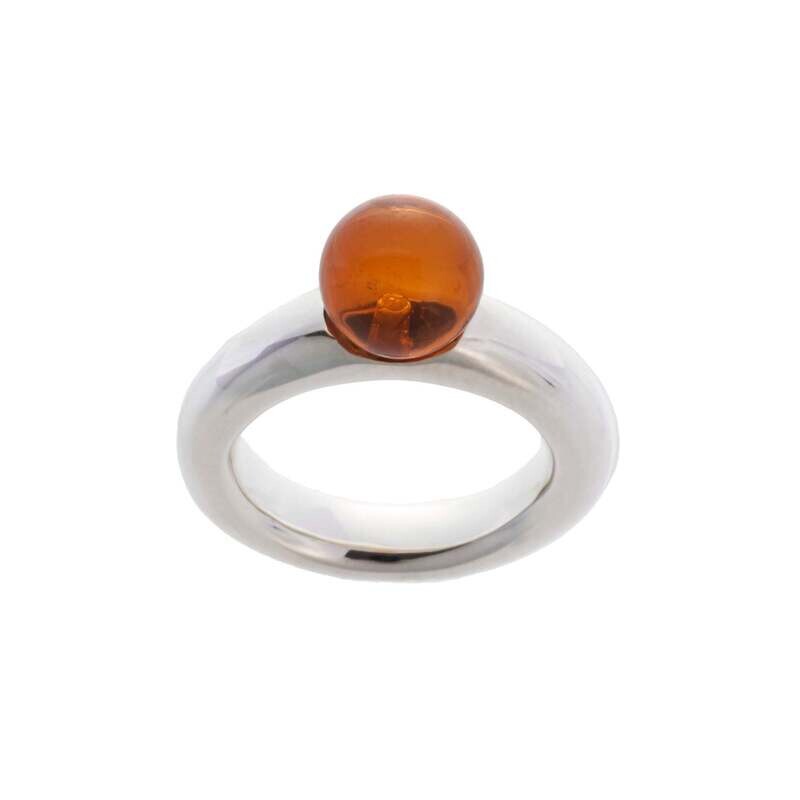 Shere Amber Ring  Brown
