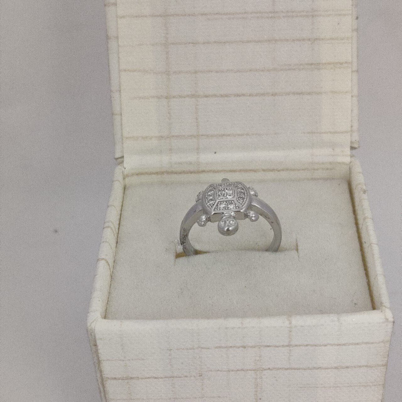 Pure sterling silver tortoise ring for you