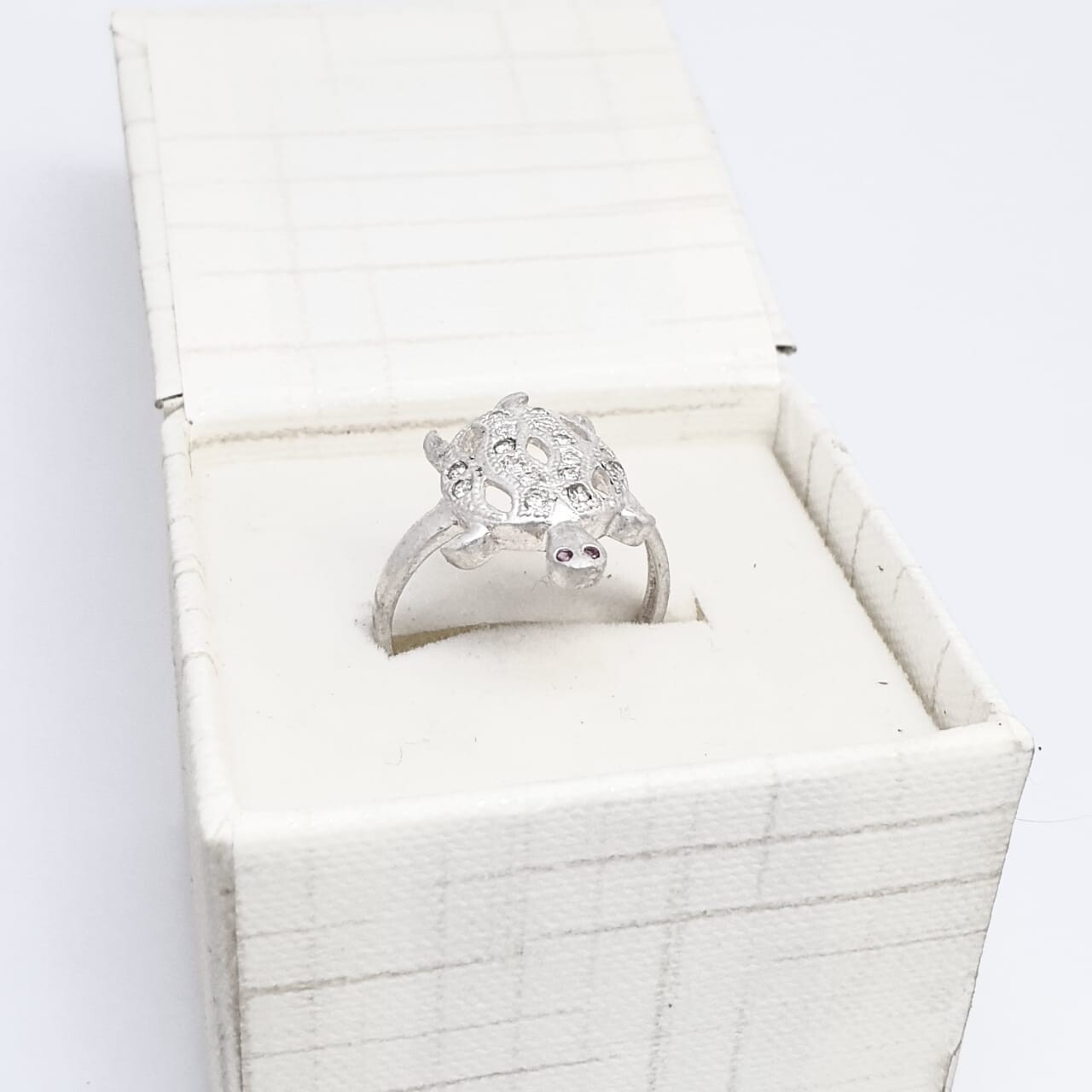 Pure sterling silver tortoise ring for you