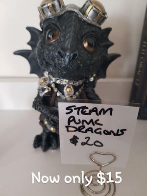 SALE Steam punk Dragon figurine