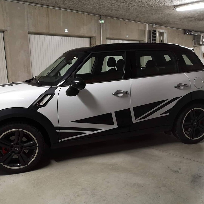 Stickers Latéraux Mini Cooper