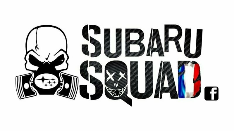 Stickers SUBARU SQUAD Officiel