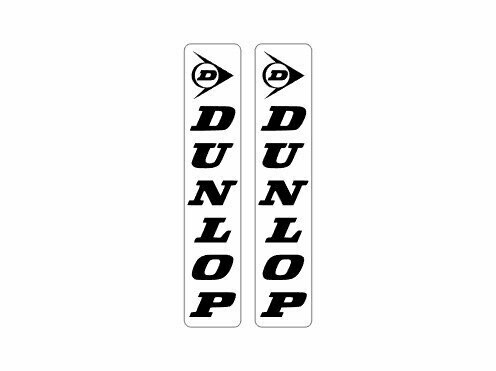Sticker DUNLOP, Orientation: Verticale, Couleur: Blanc