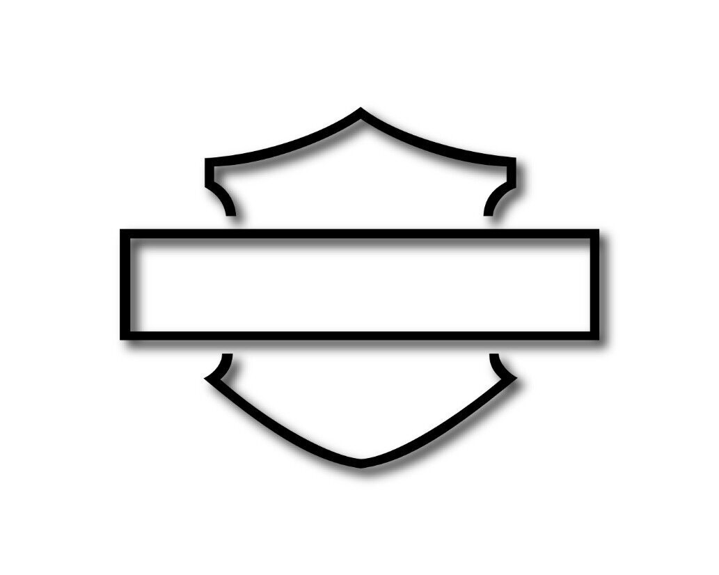 Sticker HarleyDavidson BAR AND SHIELD