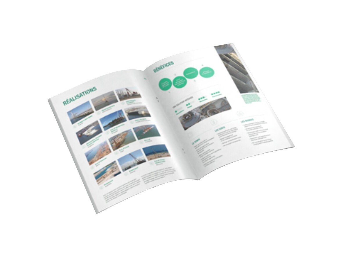 Brochure agrafée
