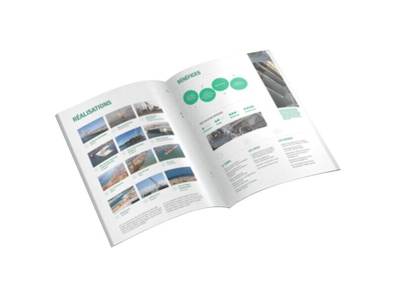 Brochure agrafée