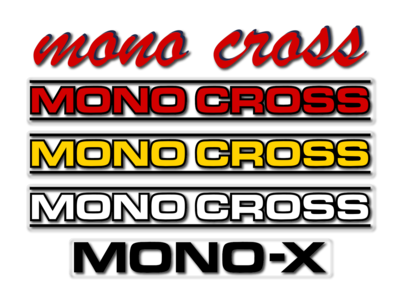 Mono Cross / Mono-X Stickers