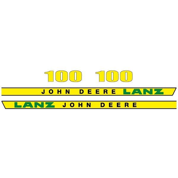Stickers John Deere - Série LANZ, Modèle: 100