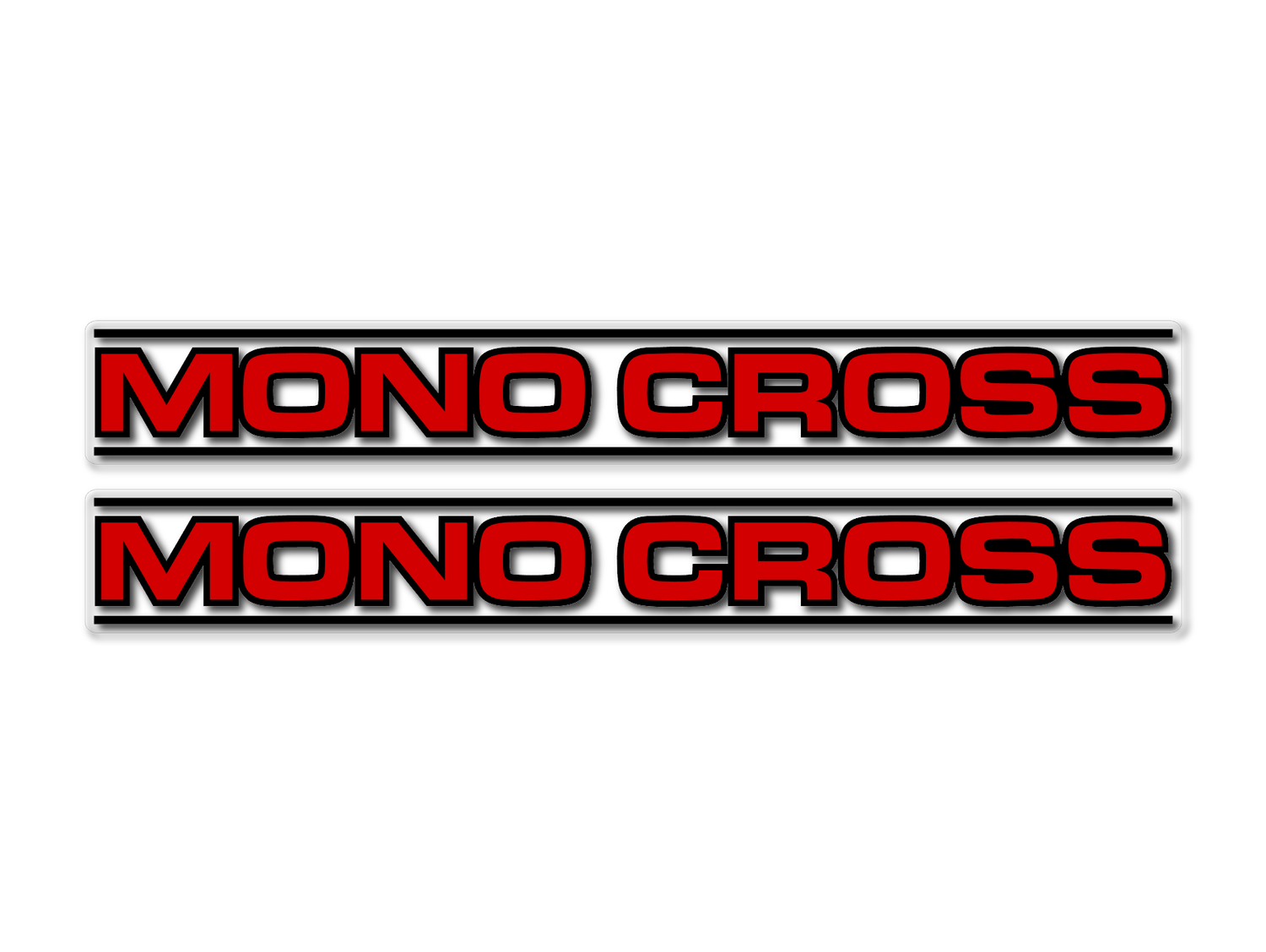 MONO CROSS - Bras oscillant, Couleur: Rouge, Taille: 24x3,2 cm