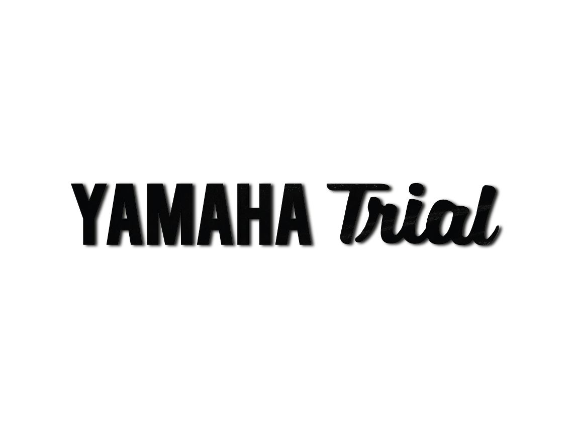 YAMAHA Trial TY, Couleur: Noir Brillant