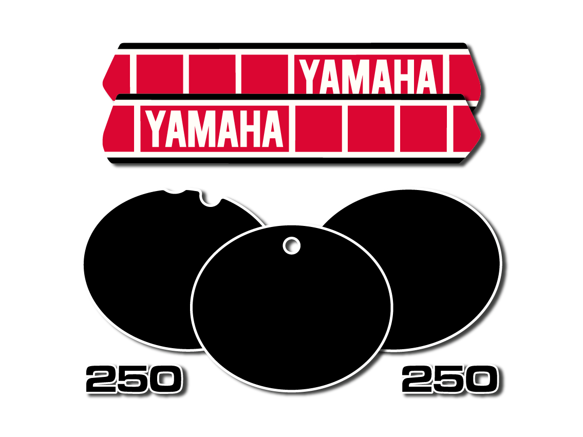 YZ 250 1980, Couleur: Europe (Rouge)