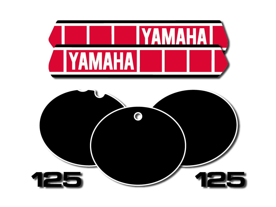 YZ 125 1980, Couleur: Europe (Rouge)