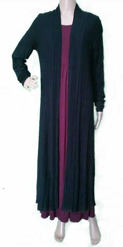 Cardigan. Unisize bis Größe 42. Schwarz