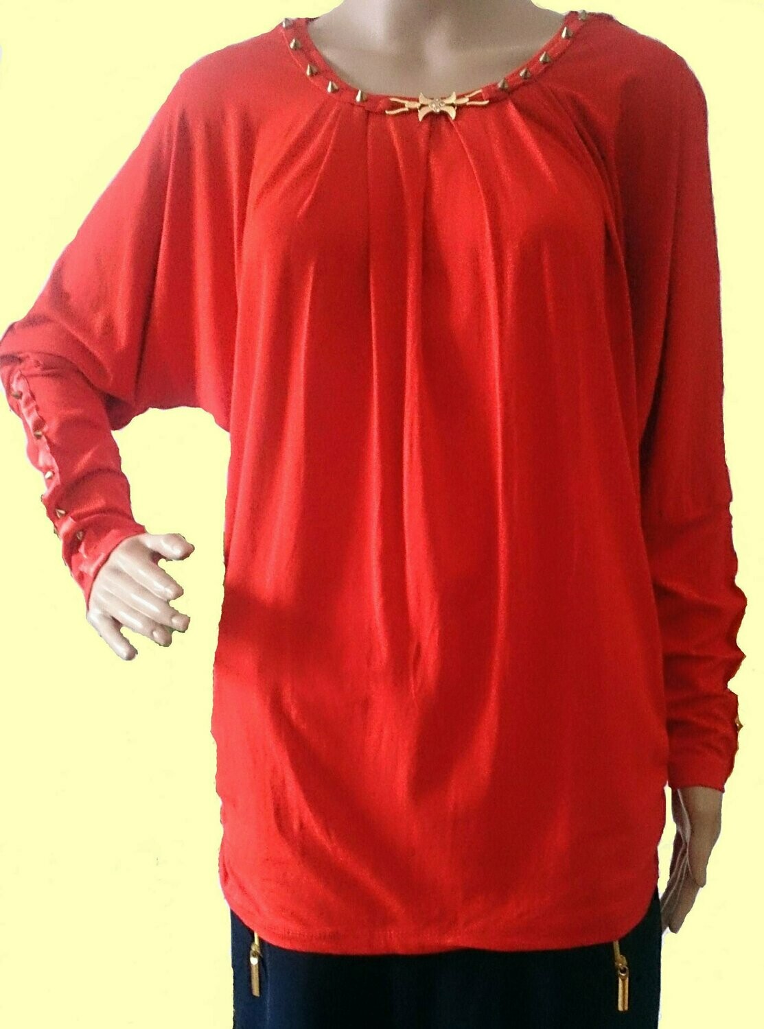 Shirt "Sakina", Rot