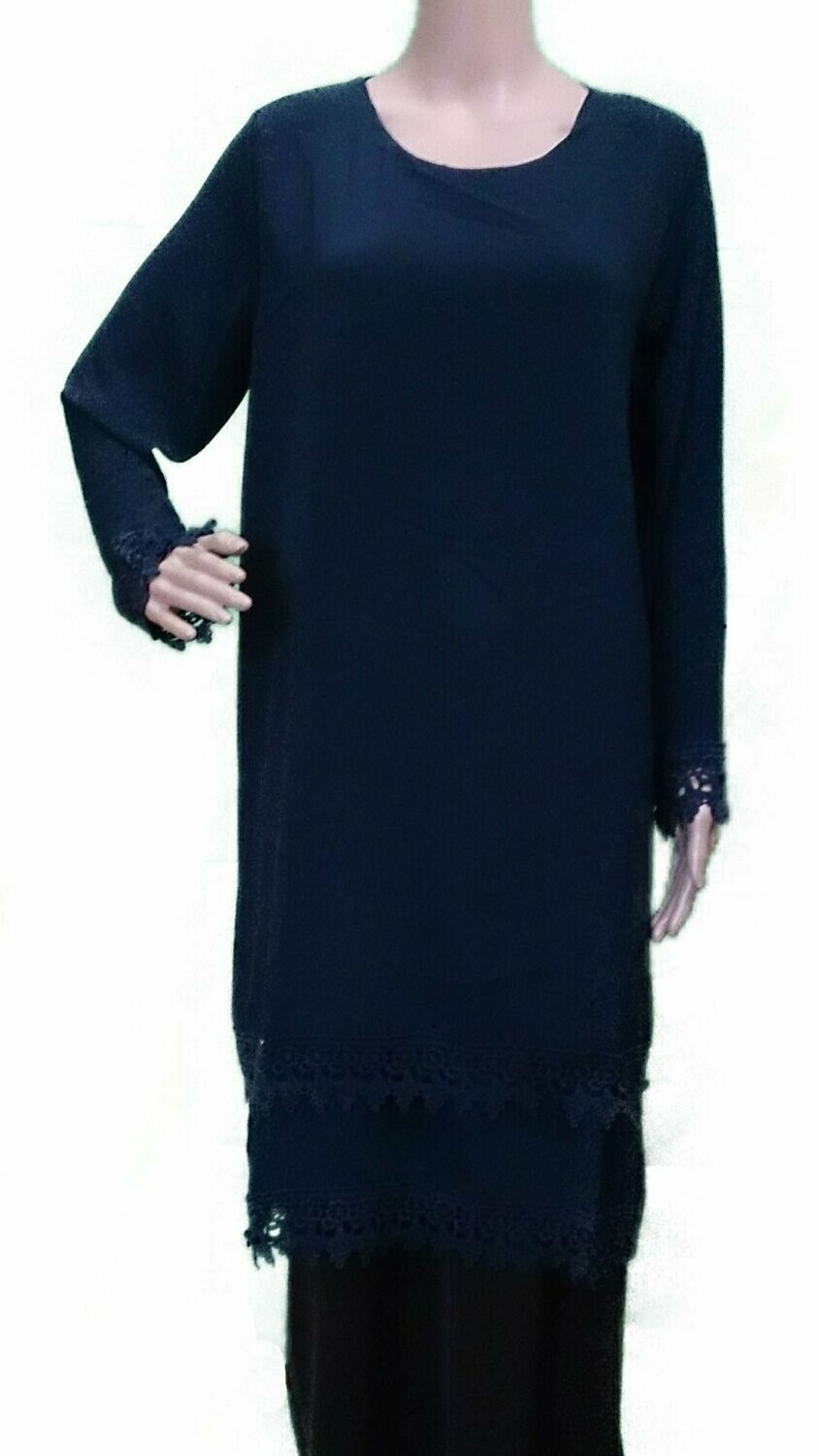Tunika "Sabrin". Dunkelblau. Größe 44