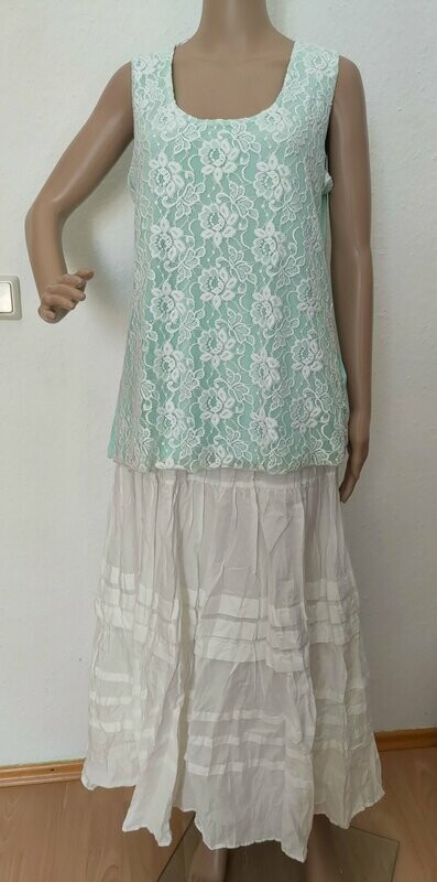 Spitzentop Spitzentop "Printemps". Größe 42