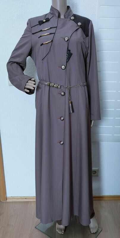 Eleganter Damenmantel. DE-Größe 42, Farbe Cappuccino