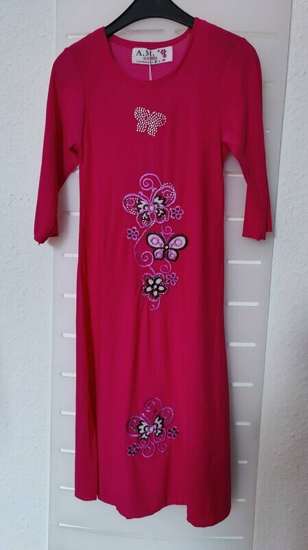 Mädchenabaya "Maya". Pink. Größe 2 ca. Größe 98
