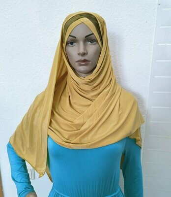 Hijab mit integrierter Bonnet