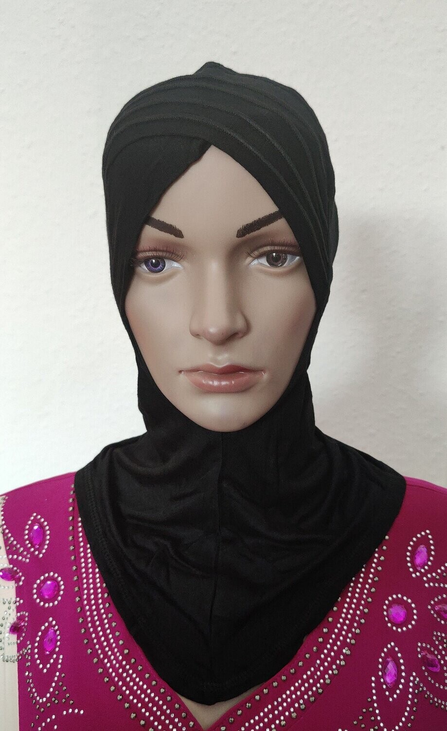 Ninja-Bonnet Charme, Schwarz
