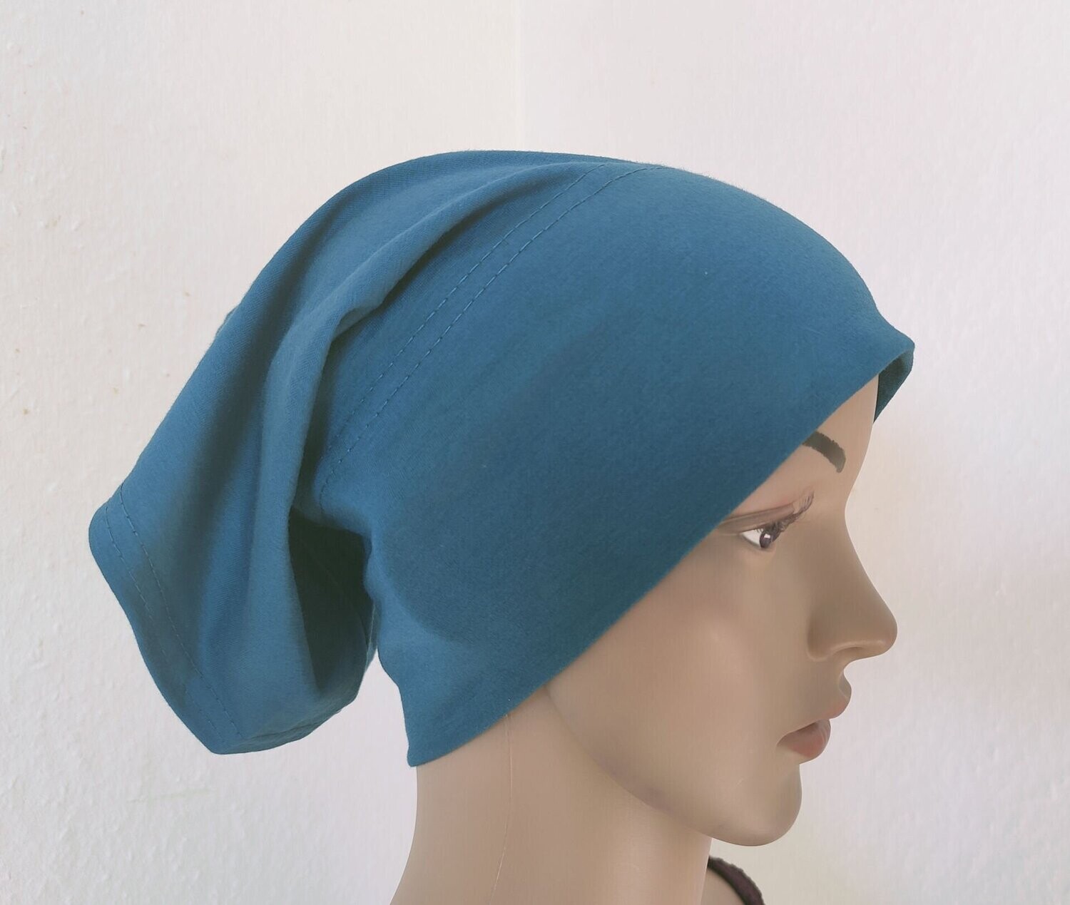 Schlauchbonnet - Farbe Indigo