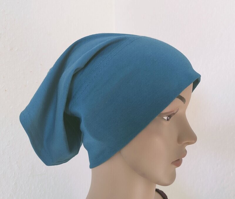 Schlauchbonnet - Farbe Indigo