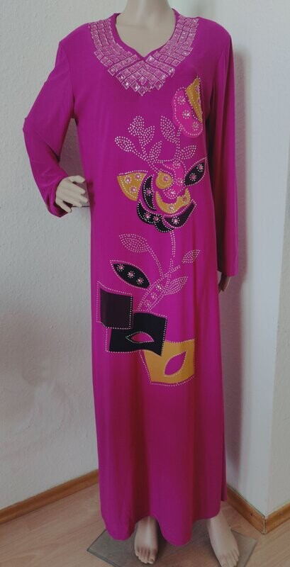 Maxikleid "Lilly" für Größe 46. Farbe Pink