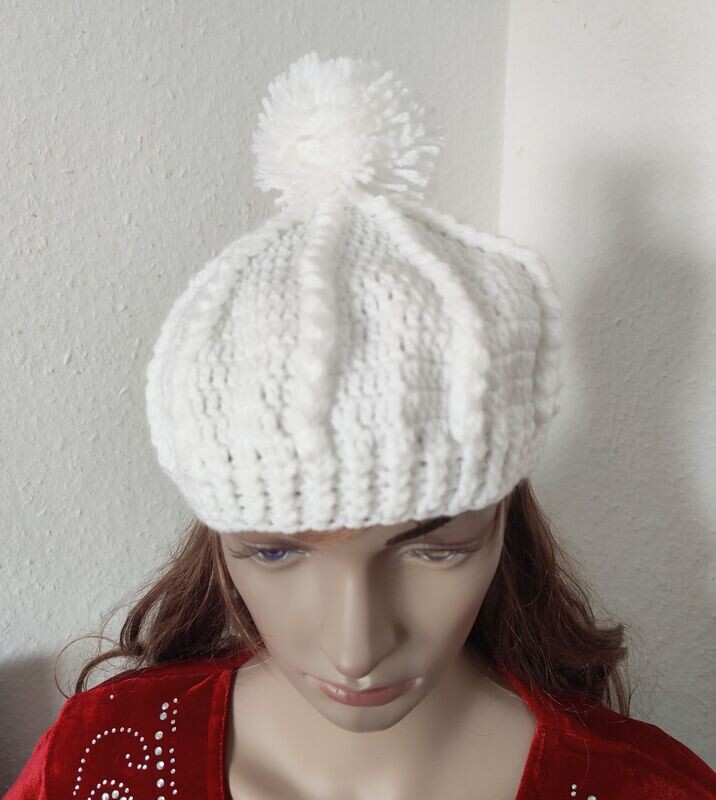 Beanie, Baskenmütze für Mädchen 4 - 16 Jahre