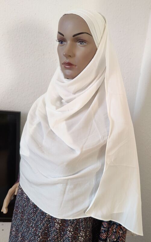 Hijab "Princess", Ivory