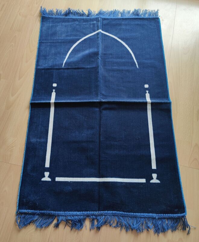 Sijaada Blau mit weißem Ornament