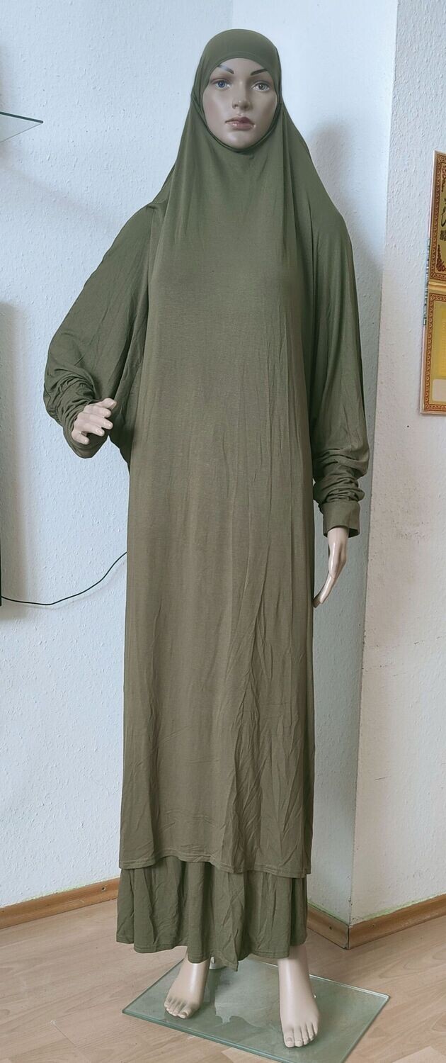 Khimarset mit Rock "Marwa" Unisize bis Größe 46