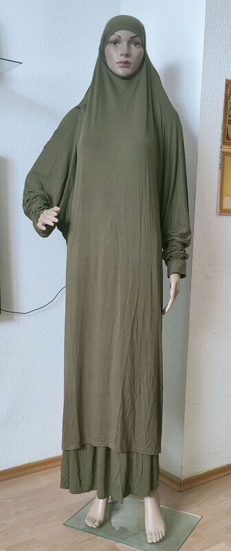 Khimarset mit Rock "Marwa" Unisize bis Größe 46