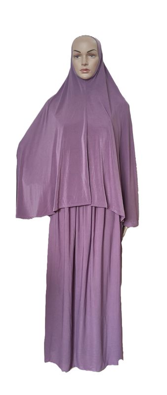 2teiliges Gebetskleid - Einheitsgröße. Farbe Flieder