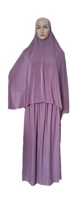 2teiliges Gebetskleid - Einheitsgröße. Farbe Flieder