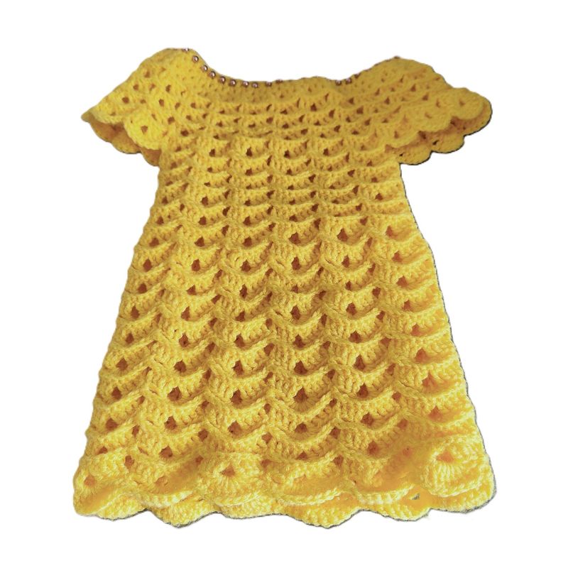 Babykleid für Größe 68 - echte Handarbeit
