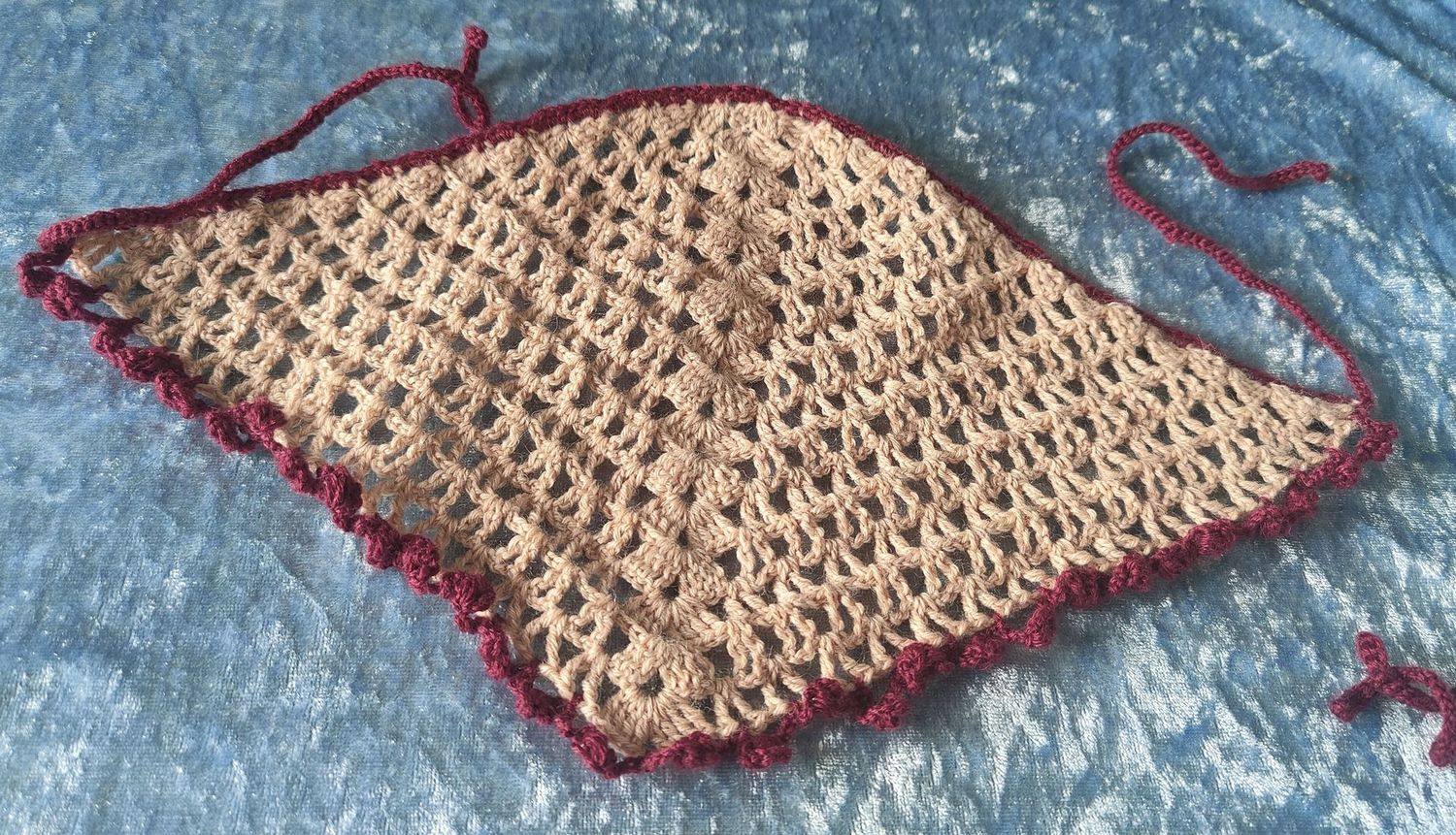 Zweifarbiges Bandana für Mädchen