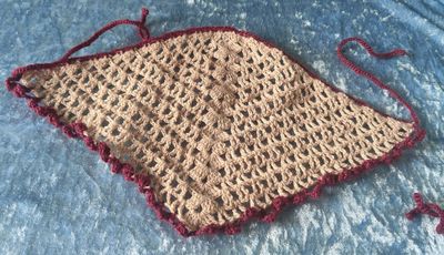 Zweifarbiges Bandana für Mädchen