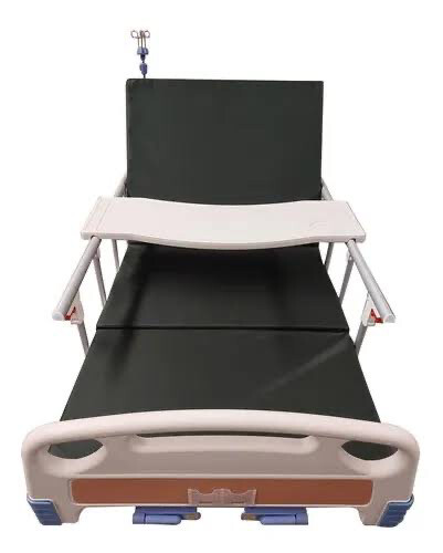 Cama hospitalaria de lujo manual con base tipo panel
