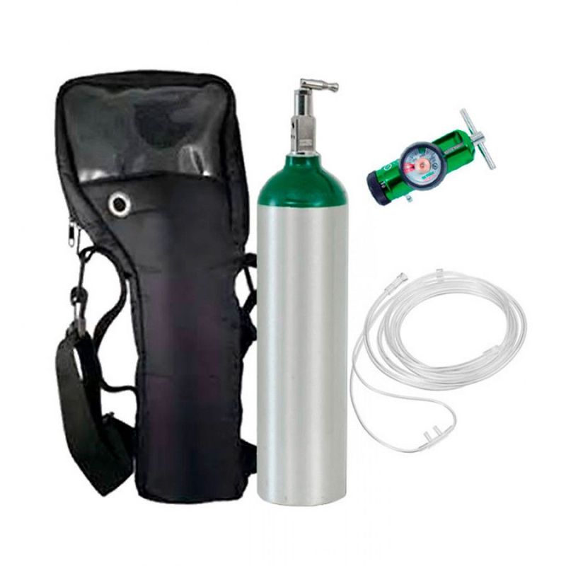 Cilindro de oxígeno kit tipo D de 425 litros