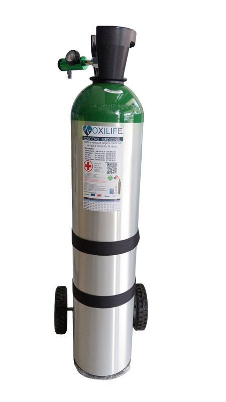 cilindro de oxigeno kit tipo MM 3500 litros
