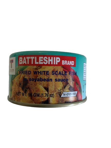 Fried White Scale Fish 50g
