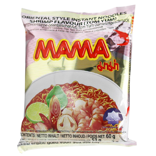 Mama Instantnudelsuppe Shrimp (Tom Yum) 60g