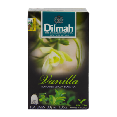 Dilmah Vanilla Flavoured Black Tea 20 Bags