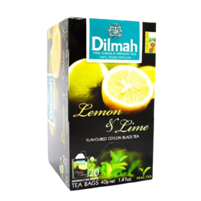 Dilmah Lemon & Lime Flavoured Black Tea 20 Bags