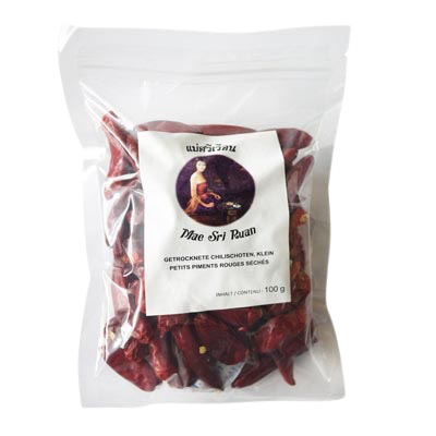 Dried Chilis Large without Stem 100g